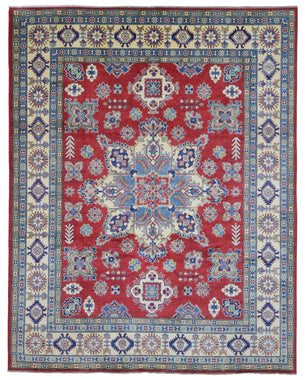 Very Fine Oriental Kazak Area Rug 8'2x10'1
