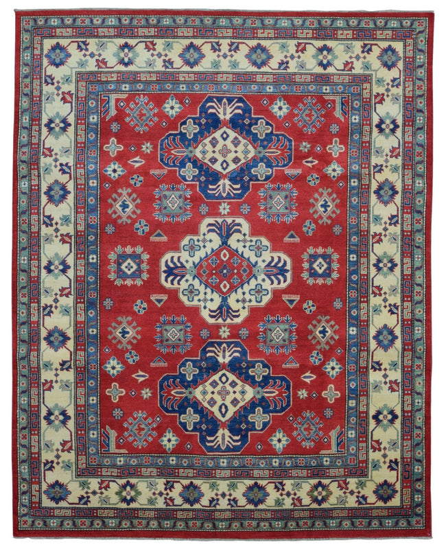 Pakistani Rug Hand Knotted Oriental Rug Pakistan Kazak Oriental Rug 8'X9'8