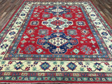 Pakistani Rug Hand Knotted Oriental Rug Pakistan Kazak Oriental Rug 8'X9'8