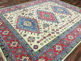 Pakistani Rug Hand Knotted Oriental Rug Pakistan Kazak Oriental Rug 8'x9'9