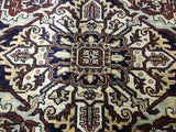 Pakistani Rug Hand Knotted Oriental Rug Pakistan Peshawar Heriz Large Rug 9'1X12'3
