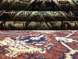 Pakistani Rug Hand Knotted Oriental Rug Pakistan Peshawar Heriz Large Rug 9'1X12'3