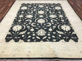 Pakistani Rug Hand Knotted Oriental Rug Pakistan Peshawar Large Rug 8'4x9'9