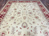 Pakistani Rug Hand Knotted Oriental Rug Pakistan Peshawar Large Rug 8'9X12
