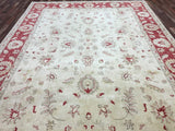Pakistani Rug Hand Knotted Oriental Rug Pakistan Peshawar Large Rug 8'9X12