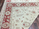 Pakistani Rug Hand Knotted Oriental Rug Pakistan Peshawar Large Rug 8'9X12