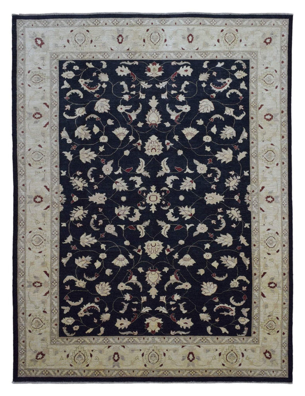 Pakistani Rug Hand Knotted Oriental Rug Pakistan Peshawar Large Rug 9'X11'10