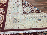 Pakistani Rug Hand Knotted Oriental Rug Peshawar Oriental Rug 9'X11'8