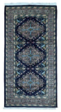 Royal Bukhara With Silk Oriental Rug 3'2X5'10