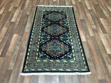 Royal Bukhara With Silk Oriental Rug 3'2X5'10