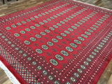 Pakistani Rug Hand Knotted Oriental Rug Royal Pakistan Bukhara Area Rug 8'2x10'