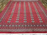 Pakistani Rug Hand Knotted Oriental Rug Royal Pakistan Bukhara Area Rug 8'2x10'