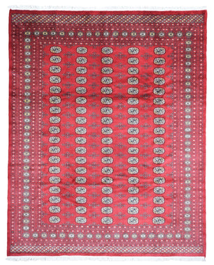Pakistani Rug Hand Knotted Oriental Rug Royal Pakistan Bukhara Area Rug 8'2x10'