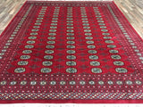 Pakistani Rug Hand Knotted Oriental Rug Royal Pakistan Bukhara Area Rug 8'2x10'