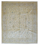 Pakistani Rug Hand Knotted Oriental Rug Semi-Antique Fine Venetian Peshawar Rug 8'4x9'10
