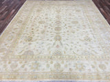 Pakistani Rug Hand Knotted Oriental Rug Semi-Antique Fine Venetian Peshawar Rug 8' x 10'