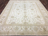 Pakistani Rug Hand Knotted Oriental Rug Semi-Antique Fine Venetian Peshawar Rug 8' x 10'