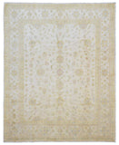 Pakistani Rug Hand Knotted Oriental Rug Semi-Antique Fine Venetian Peshawar Rug 8' x 10'