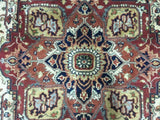 Pakistani Rug Hand Knotted Oriental Rug Semi-Antique Pakistan Serapi Oriental Area Rug 5'9 x 9'