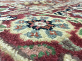 Pakistani Rug Hand Knotted Oriental Rug Semi-Antique Pakistan Serapi Oriental Area Rug 5'9 x 9'