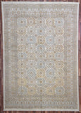 Pakistani Rug Hand Knotted Oriental Rug Semi-Antique Very Fine Large Peshawar Oriental Rug 9'6x13'6