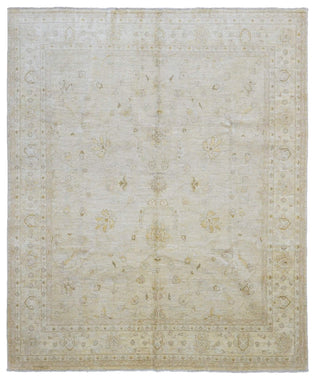 Pakistani Rug Hand Knotted Oriental Rug Semi-Antique Very Fine Light Venetian Peshawar Rug 8'2 x 9'7