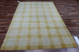 Pakistani Rug Hand Knotted Oriental Rug Semi-Antique Very Unique Fine Nepali Rug 6'4 x 9'8