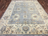Pakistani Rug Hand Knotted Oriental Rug Very Fine Estate Peshawar with Silk Area Rug 7'10x10'10