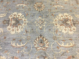Pakistani Rug Hand Knotted Oriental Rug Very Fine Estate Peshawar with Silk Area Rug 7'10x10'10