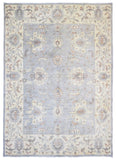 Pakistani Rug Hand Knotted Oriental Rug Very Fine Estate Peshawar with Silk Area Rug 7'10x10'10