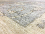 Pakistani Rug Hand Knotted Oriental Rug Very Fine Estate Peshawar with Silk Area Rug 7'10x10'10