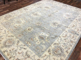 Pakistani Rug Hand Knotted Oriental Rug Very Fine Estate Peshawar with Silk Area Rug 7'10x10'10