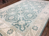 Pakistani Rug Hand Knotted Oriental Rug Very Fine Imperial Peshawar Oriental Area Rug 9'7x13'5