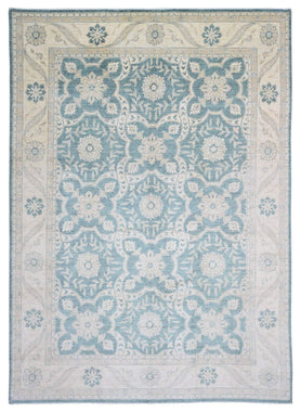 Pakistani Rug Hand Knotted Oriental Rug Very Fine Imperial Peshawar Oriental Area Rug 9'7x13'5