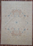 Pakistani Rug Hand Knotted Oriental Rug Very Fine Modern Artisan Peshawar Rug 9'9x13'9