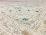 Pakistani Rug Hand Knotted Oriental Rug Very Fine Modern Artisan Peshawar Rug 9'9x13'9