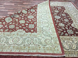 Pakistani Rug Hand Knotted Oriental Rug Very Fine Pakistan Peshawar Area Rug 10'1 x 14'