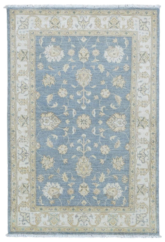 Pakistani Rug Hand Knotted Oriental Rug Very Fine Pakistan Peshawar Area Rug 3'9x5'8