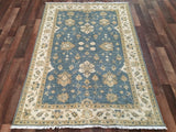 Pakistani Rug Hand Knotted Oriental Rug Very Fine Pakistan Peshawar Area Rug 4' x 5'8