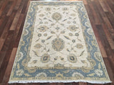 Pakistani Rug Hand Knotted Oriental Rug Very Fine Pakistan Peshawar Area Rug 4'X6'