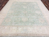 Pakistani Rug Hand Knotted Oriental Rug Very Fine Pakistan Peshawar Area Rug 8'3x9'10