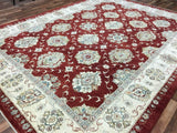 Pakistani Rug Hand Knotted Oriental Rug Very Fine Pakistan Peshawar Area Rug 8'9X11'7