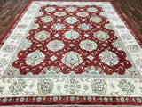 Pakistani Rug Hand Knotted Oriental Rug Very Fine Pakistan Peshawar Area Rug 8'9X11'7