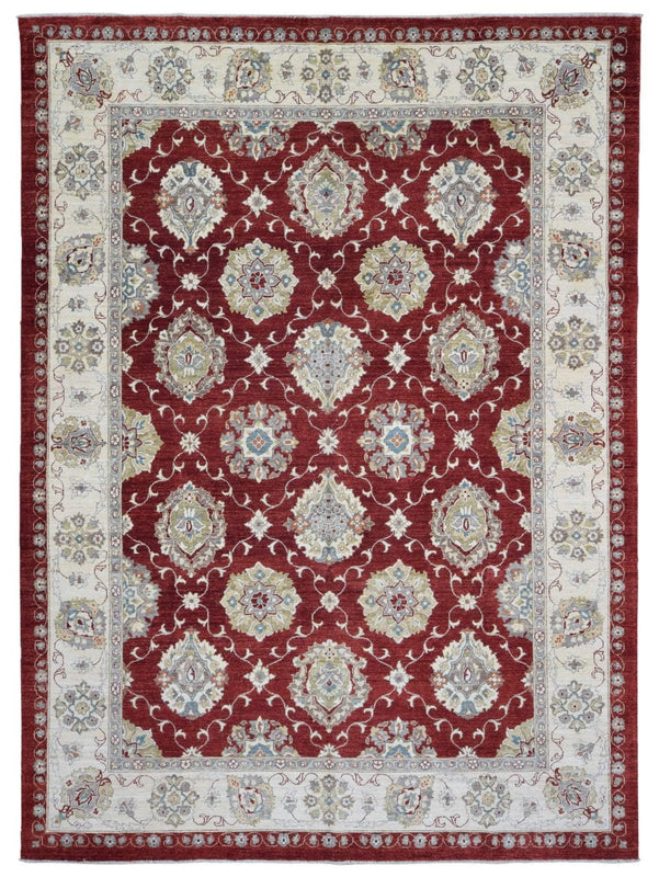 Pakistani Rug Hand Knotted Oriental Rug Very Fine Pakistan Peshawar Area Rug 8'9X11'7
