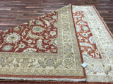 Pakistani Rug Hand Knotted Oriental Rug Very Fine Pakistan Peshawar Area Rug 8' x 10'1