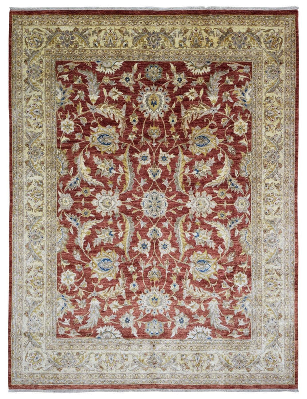 Pakistani Rug Hand Knotted Oriental Rug Very Fine Pakistan Peshawar Area Rug 8' x 10'1