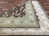 Pakistani Rug Hand Knotted Oriental Rug Very Fine Pakistan Peshawar Area Rug 8'X9'