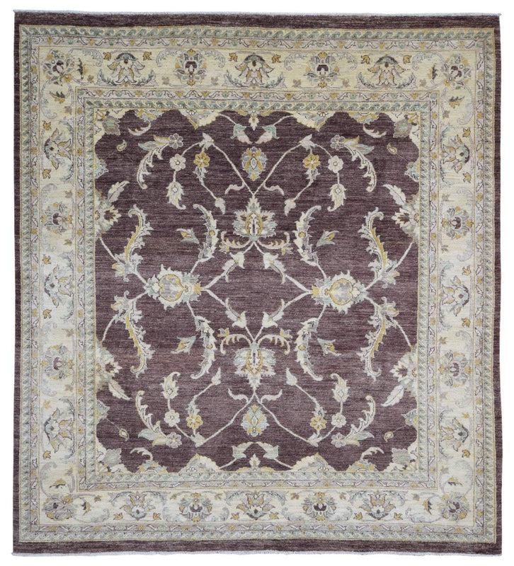 Pakistani Rug Hand Knotted Oriental Rug Very Fine Pakistan Peshawar Area Rug 8'X9'