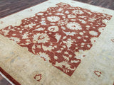 Pakistani Rug Hand Knotted Oriental Rug Very Fine Pakistan Peshawar Area Rug 8'X9'8