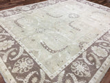 Pakistani Rug Hand Knotted Oriental Rug Very Fine Pakistan Peshawar Large Oriental Rug 8'8'X11'8